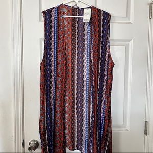 Paisley, sleeveless vest